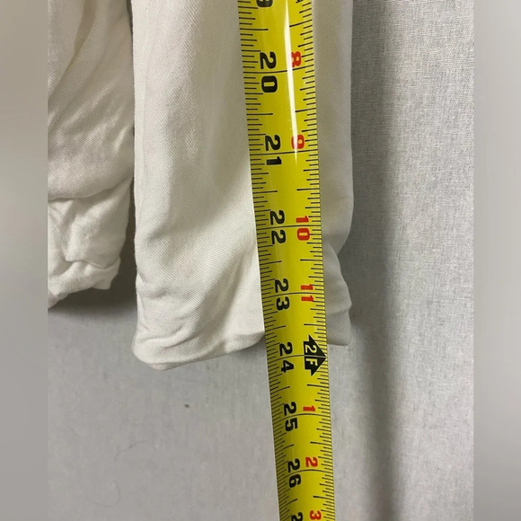 Talula  Aritzia classic white Kent lightweight open blazer Sz 6 - Picture 15 of 16